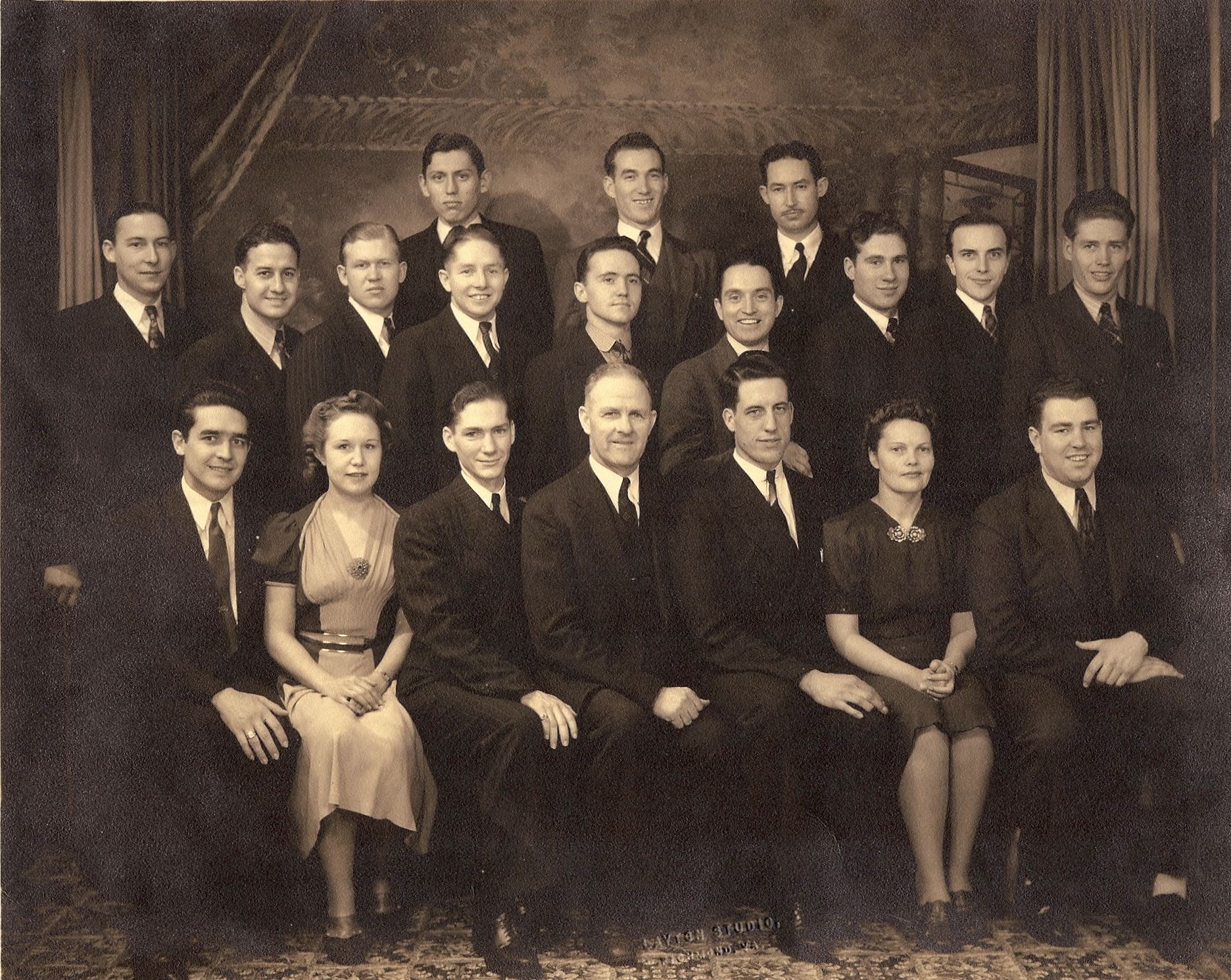 Missionaries at Virginia East District Conference, Richmond, VA, November 1939